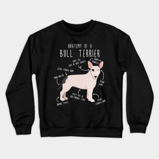 Bull Terrier Dog Anatomy Crewneck Sweatshirt